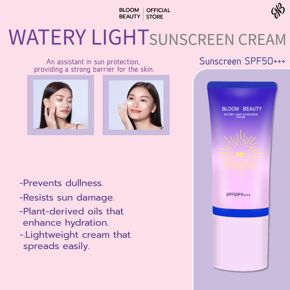 Bloom Beauty Watery Light Sunscreen Cream